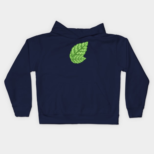 Cool Leaf Kids Hoodie by LineXpressions